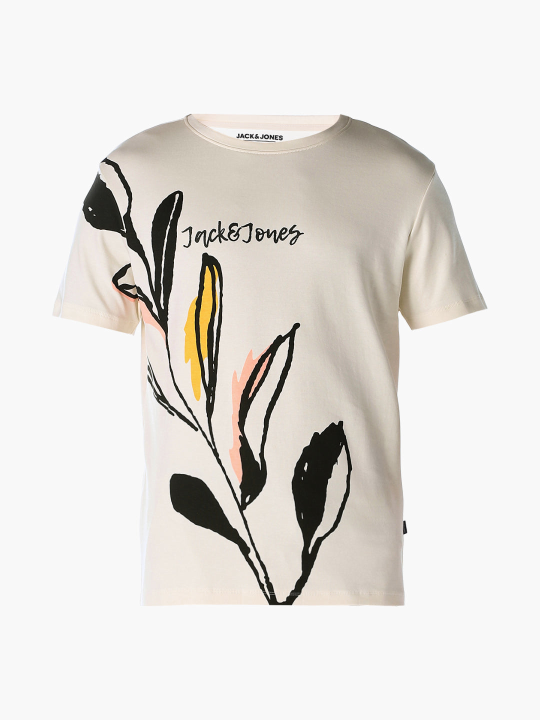Abstract Botanical Print T-shirt