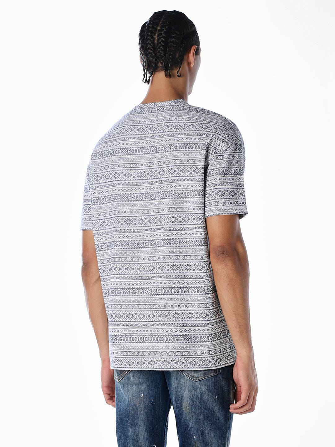 Printed Jacquard Oversized T-shirt