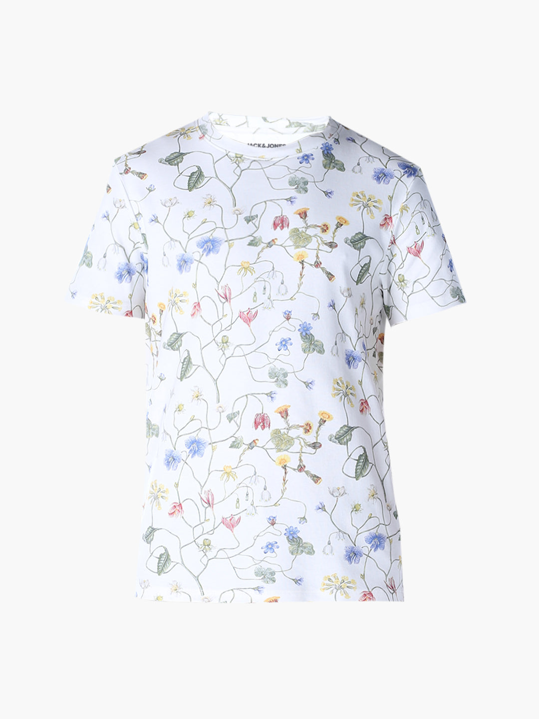 Floral Print Cotton T-shirt