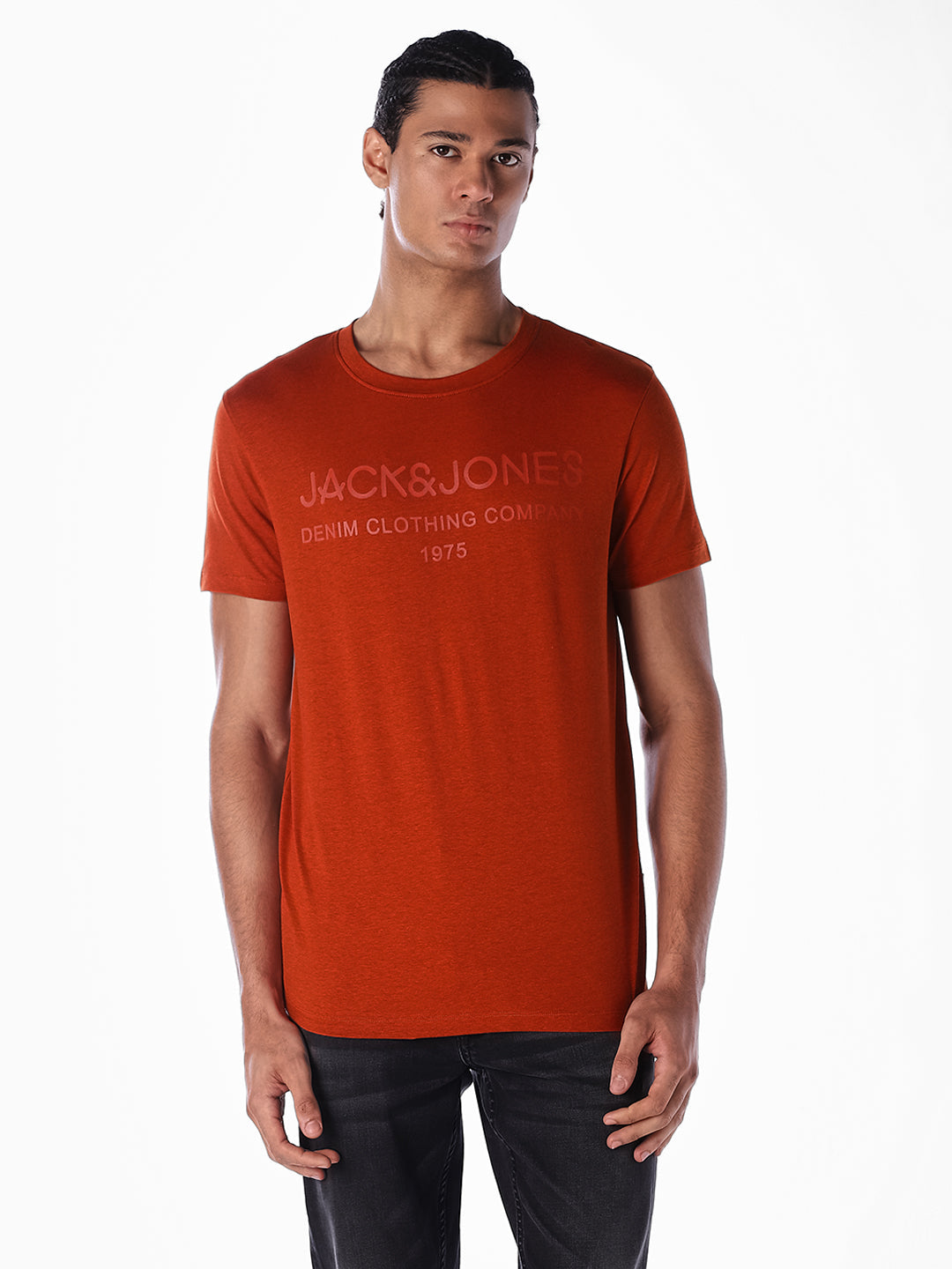 Red Logo Print T-shirt