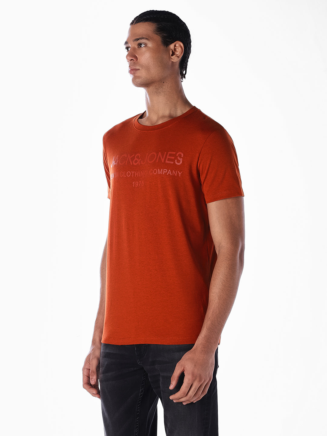 Red Logo Print T-shirt