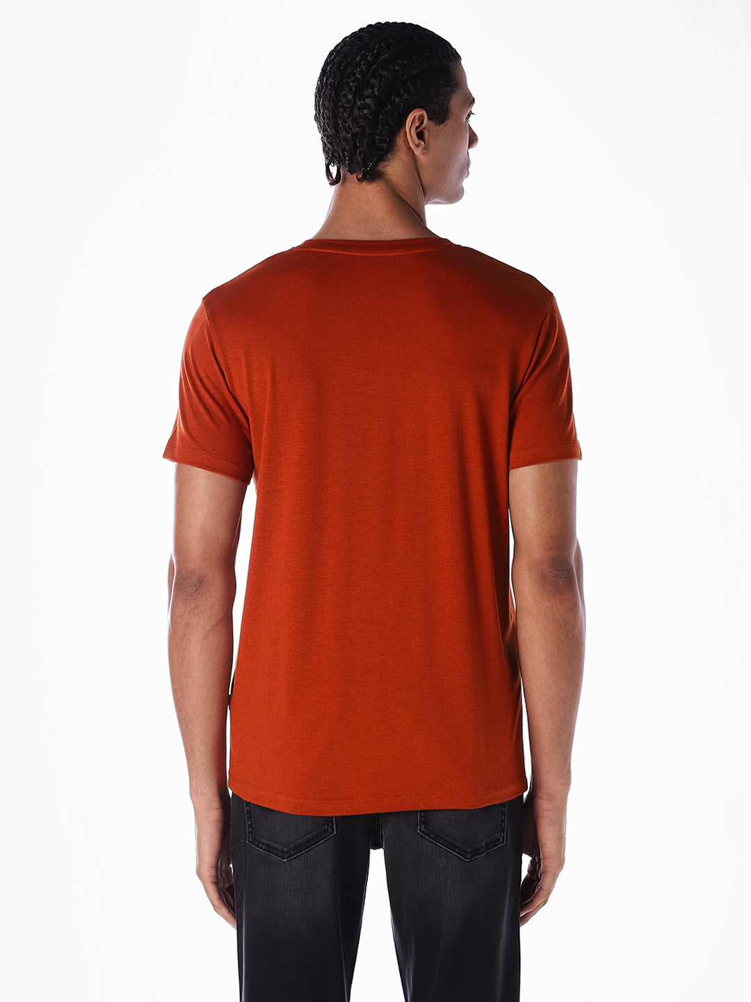 Red Logo Print T-shirt