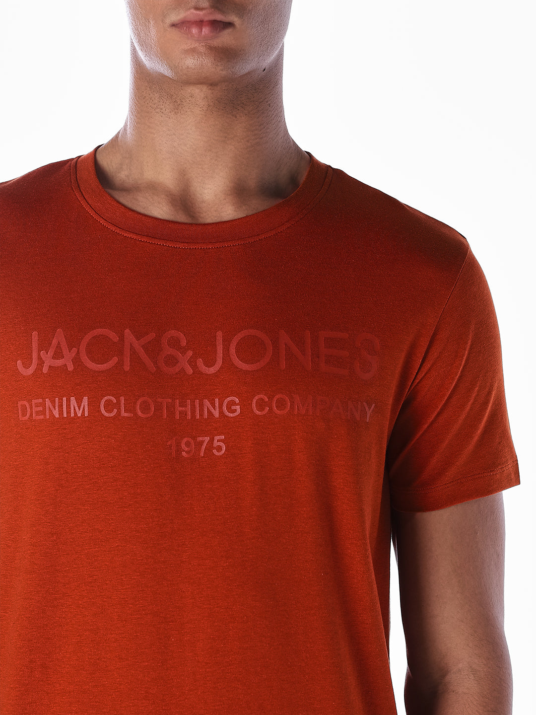 Red Logo Print T-shirt