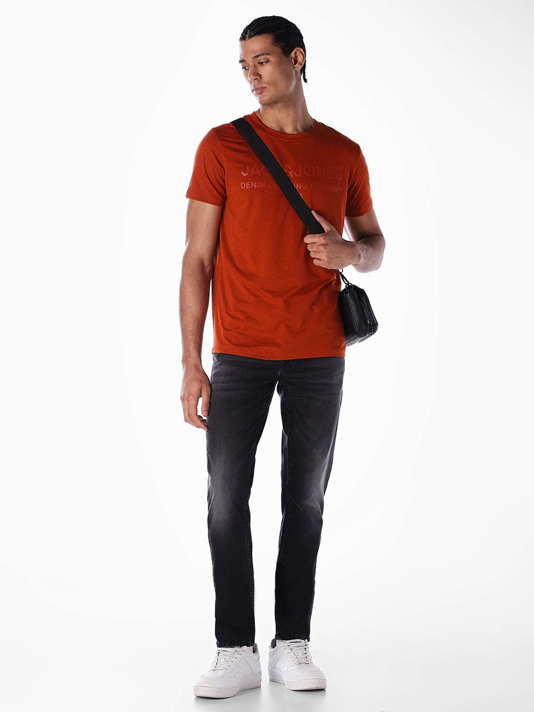 Red Logo Print T-shirt