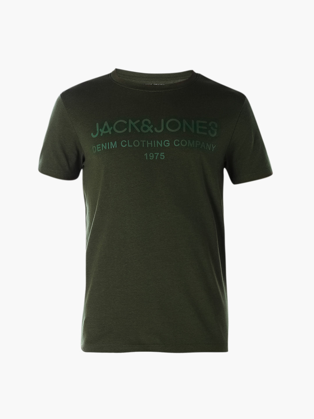 Green Logo Print T-shirt