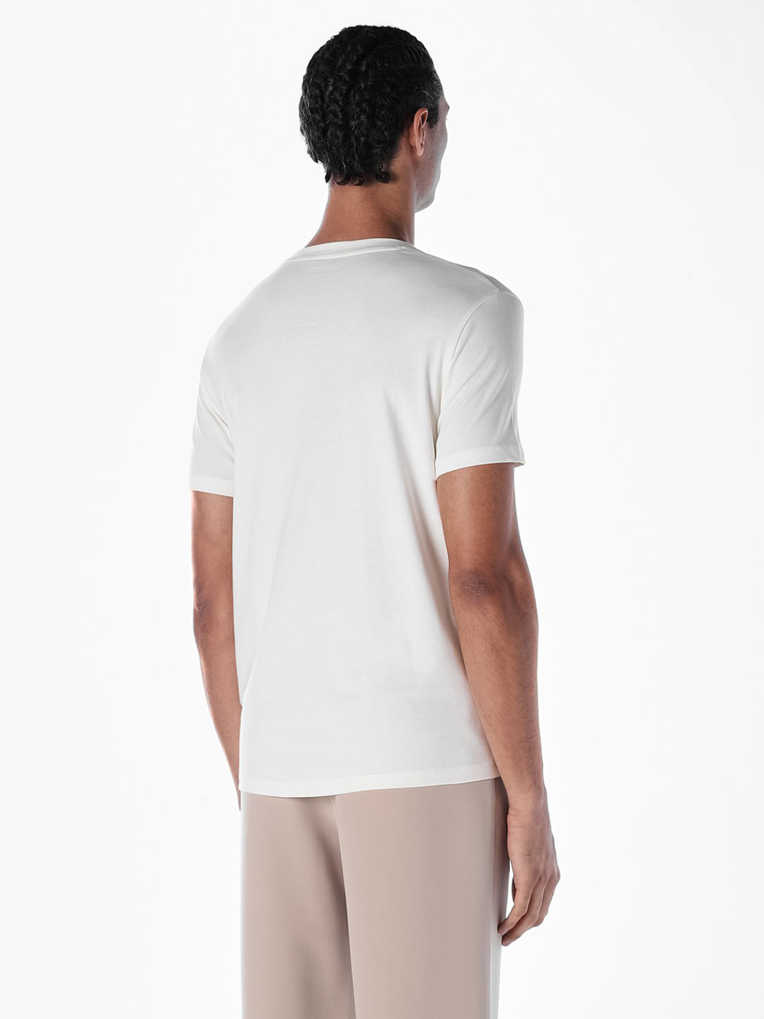 Logo Print Crew Neck T-shirt - White