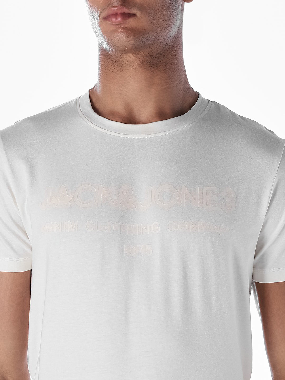 Logo Print Crew Neck T-shirt - White