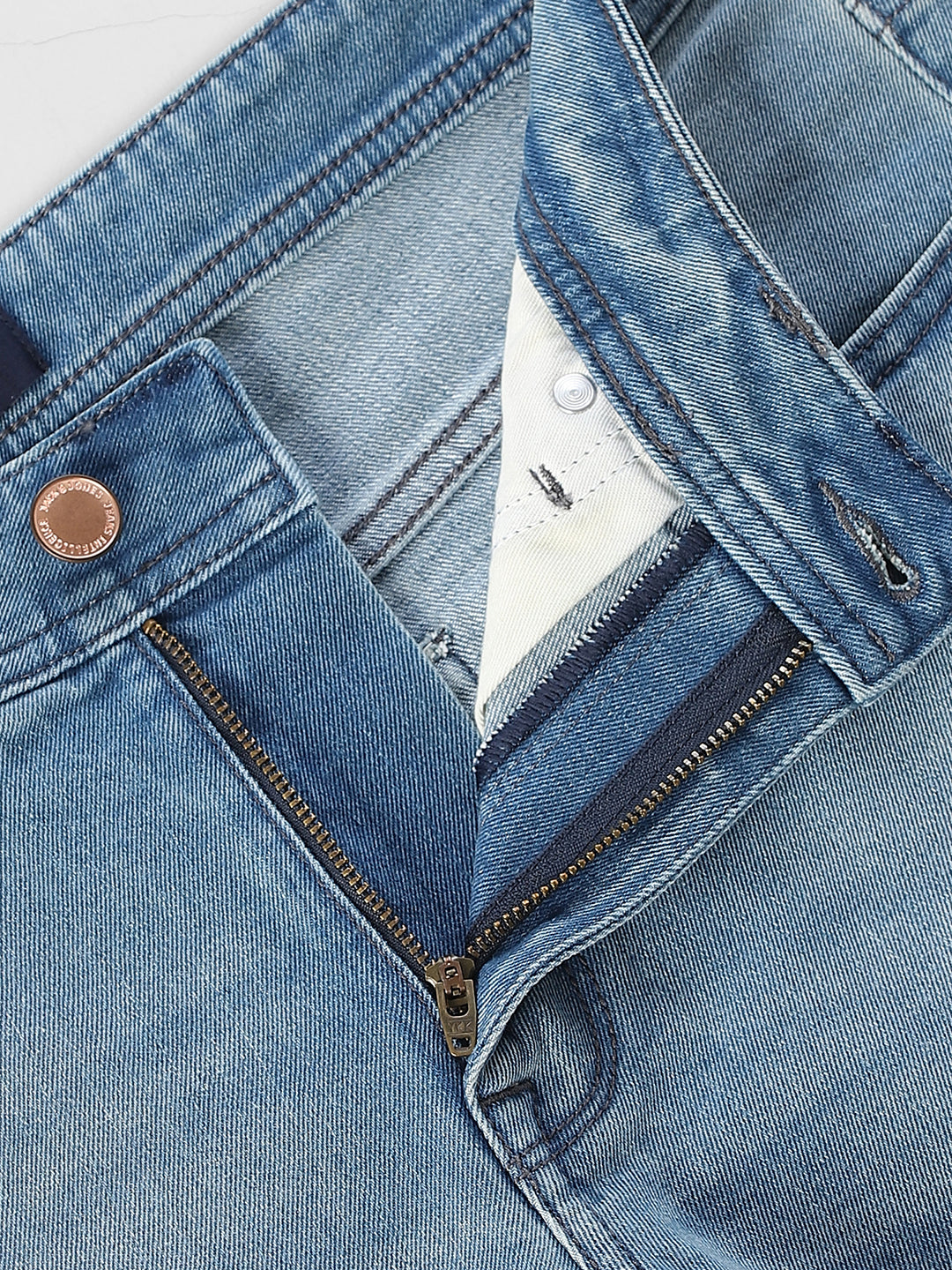 Light Blue Brak Cropped Slim Fit Jeans