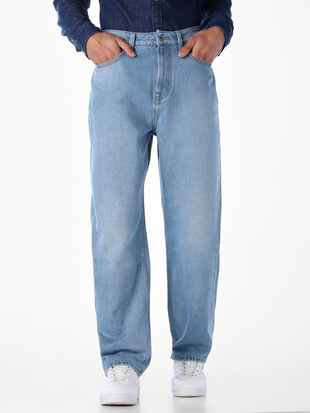 Light Blue Dario Loose Fit Jeans - 28/30