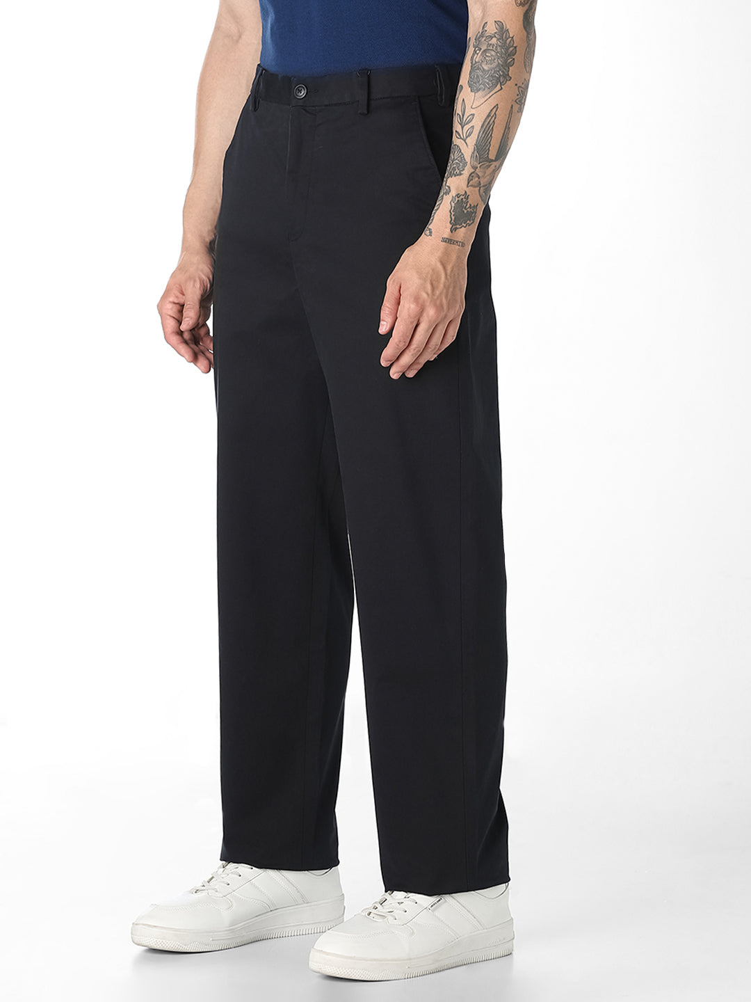 4 Pocket Cotton Slim Fit Pants