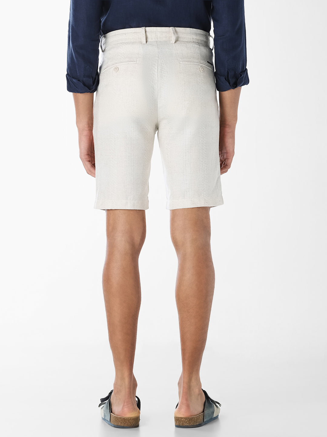 Regular Fit Textured Shorts