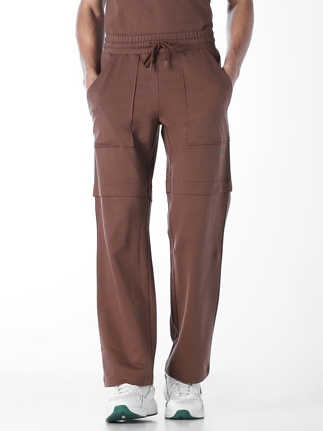 Brown Regular Fit Sweatpants