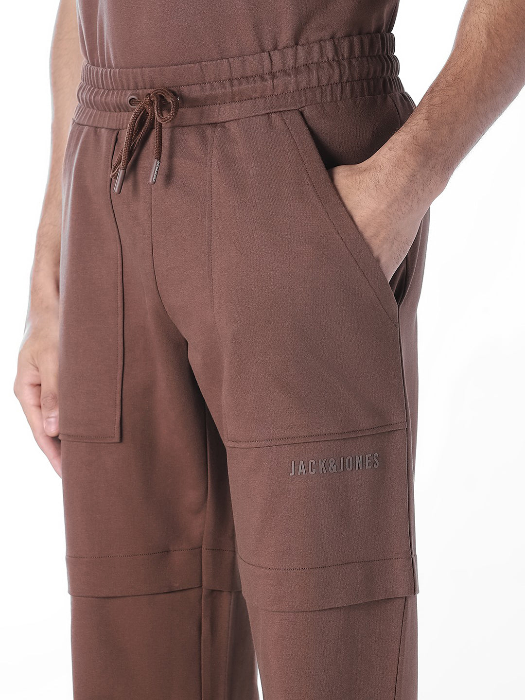 Brown Regular Fit Sweatpants