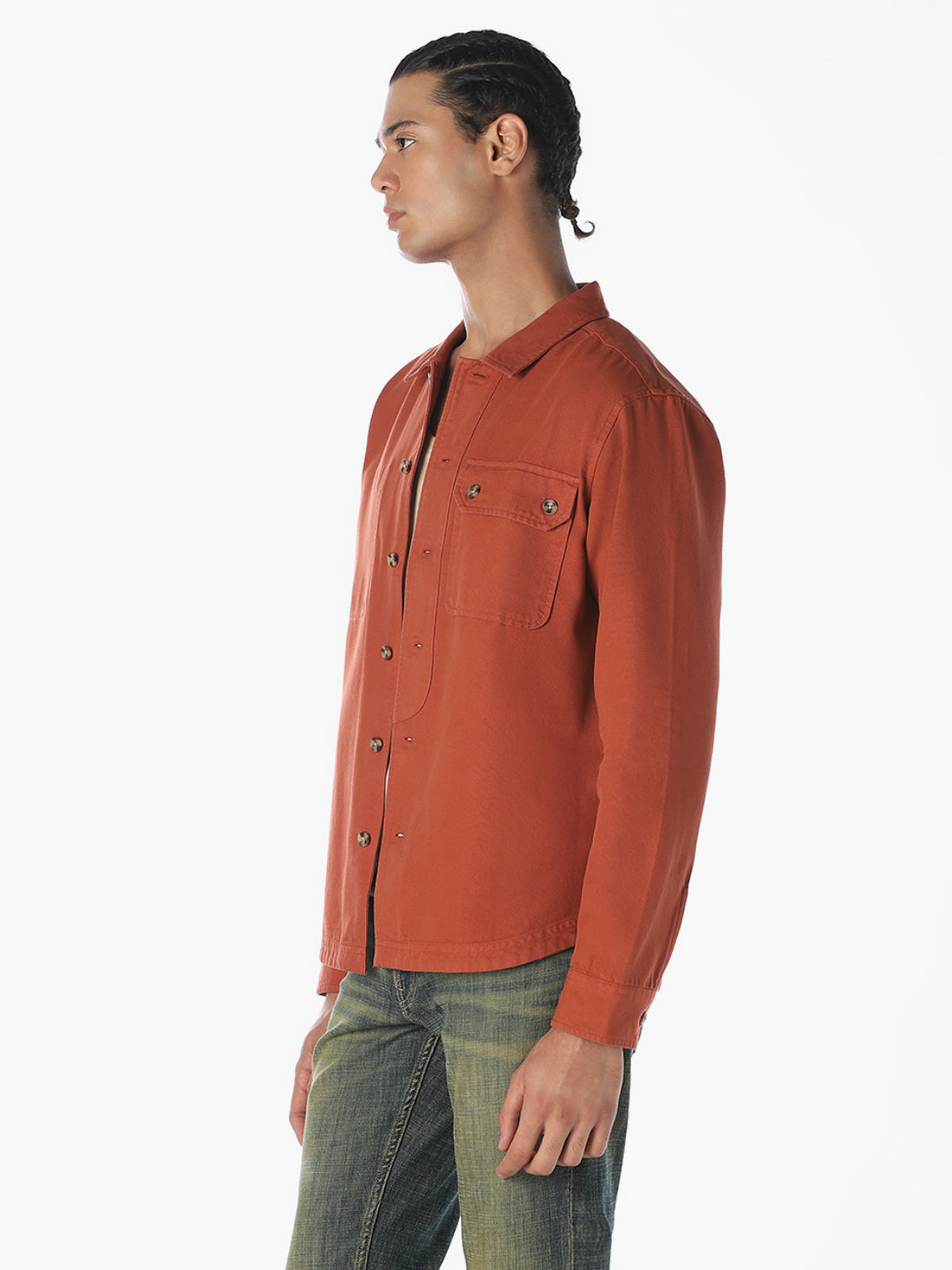 Cotton Overdyed Overshirt