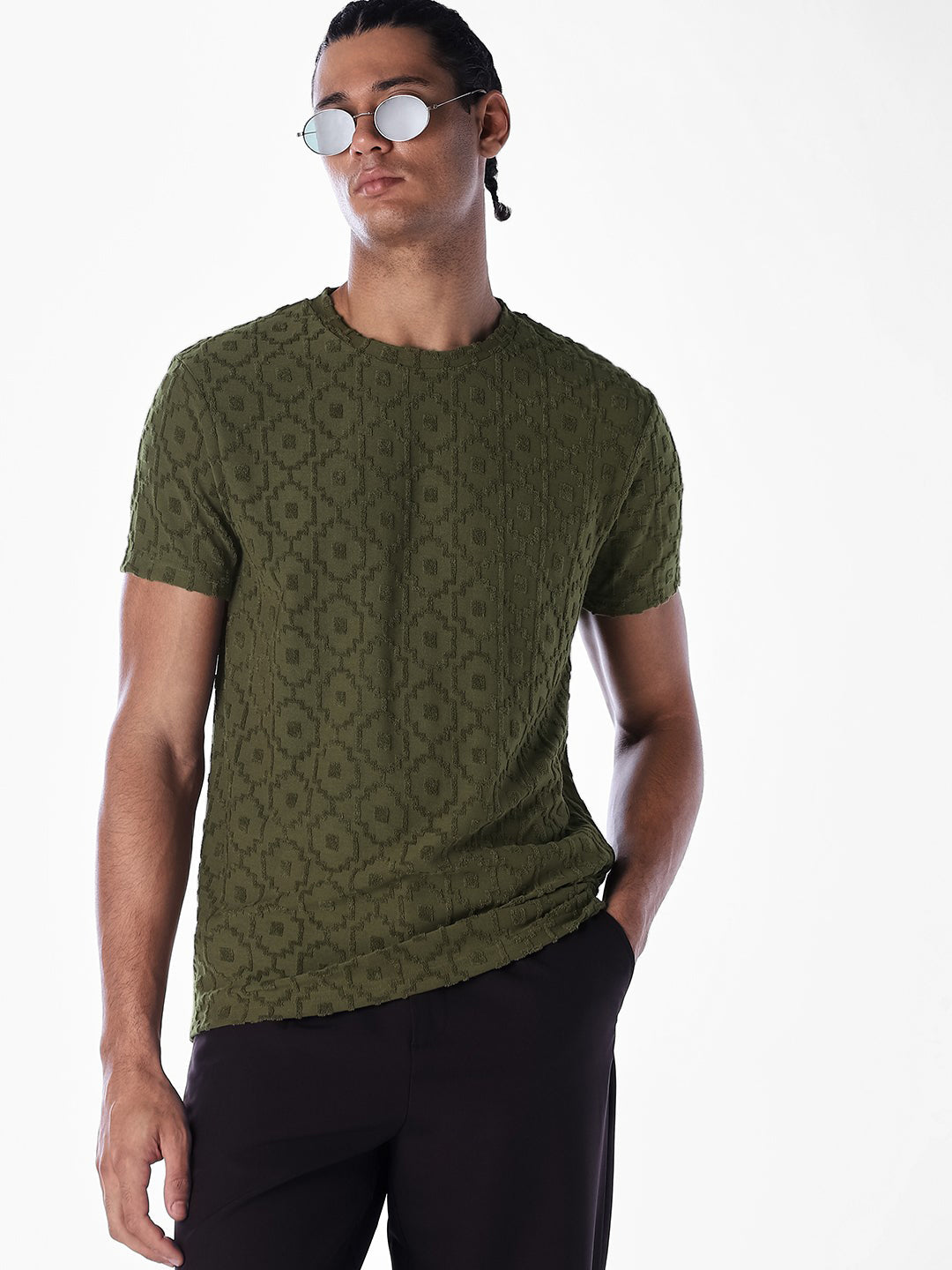 Embroidered Cotton T-shirt - S