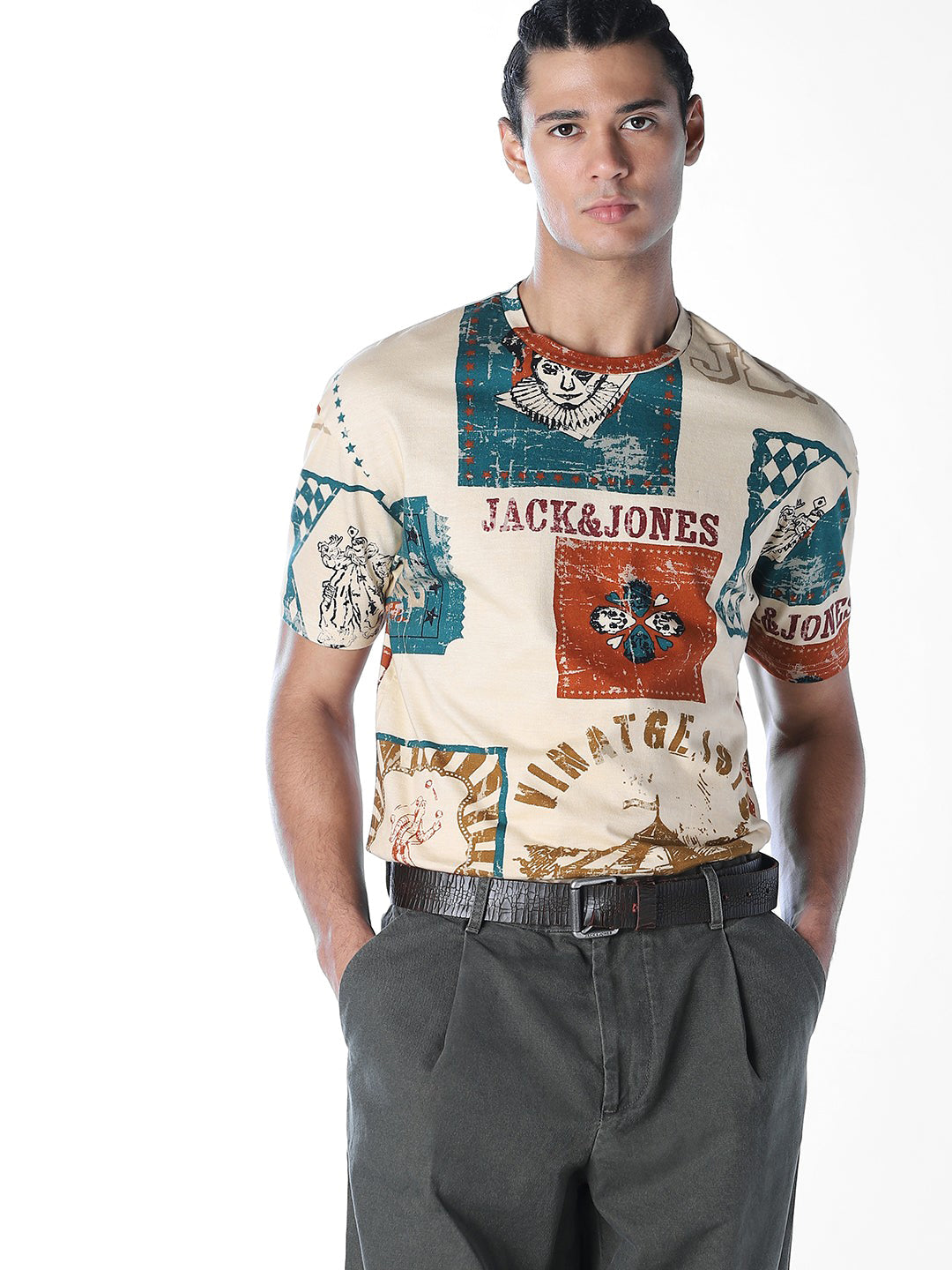 Vintage Posters Print T-shirt - XS