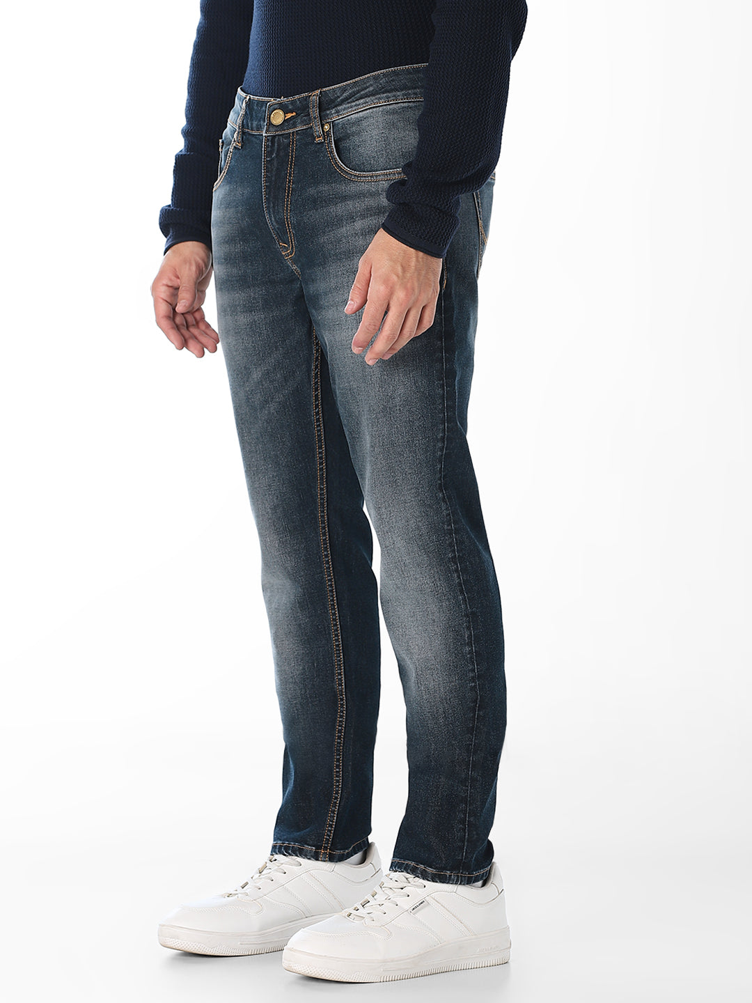 Dark Blue Ben Skinny Fit Jeans