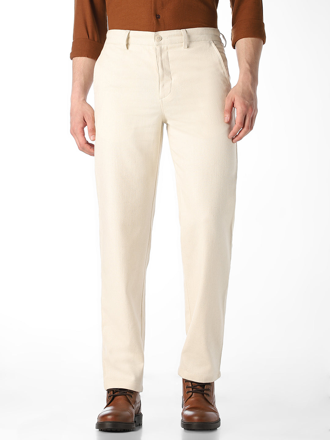 Regular Fit 4 Pocket Pants
