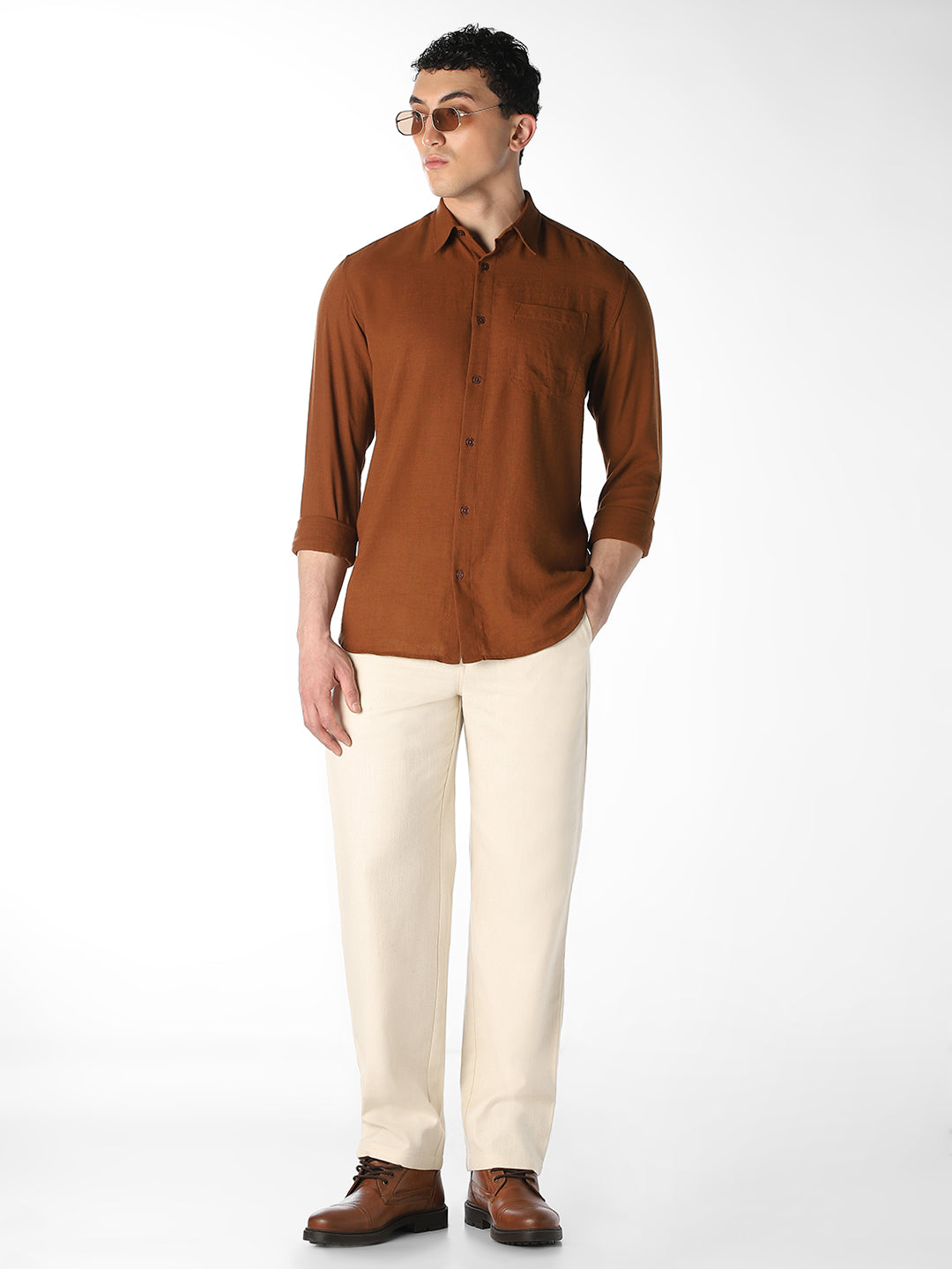 Regular Fit 4 Pocket Pants
