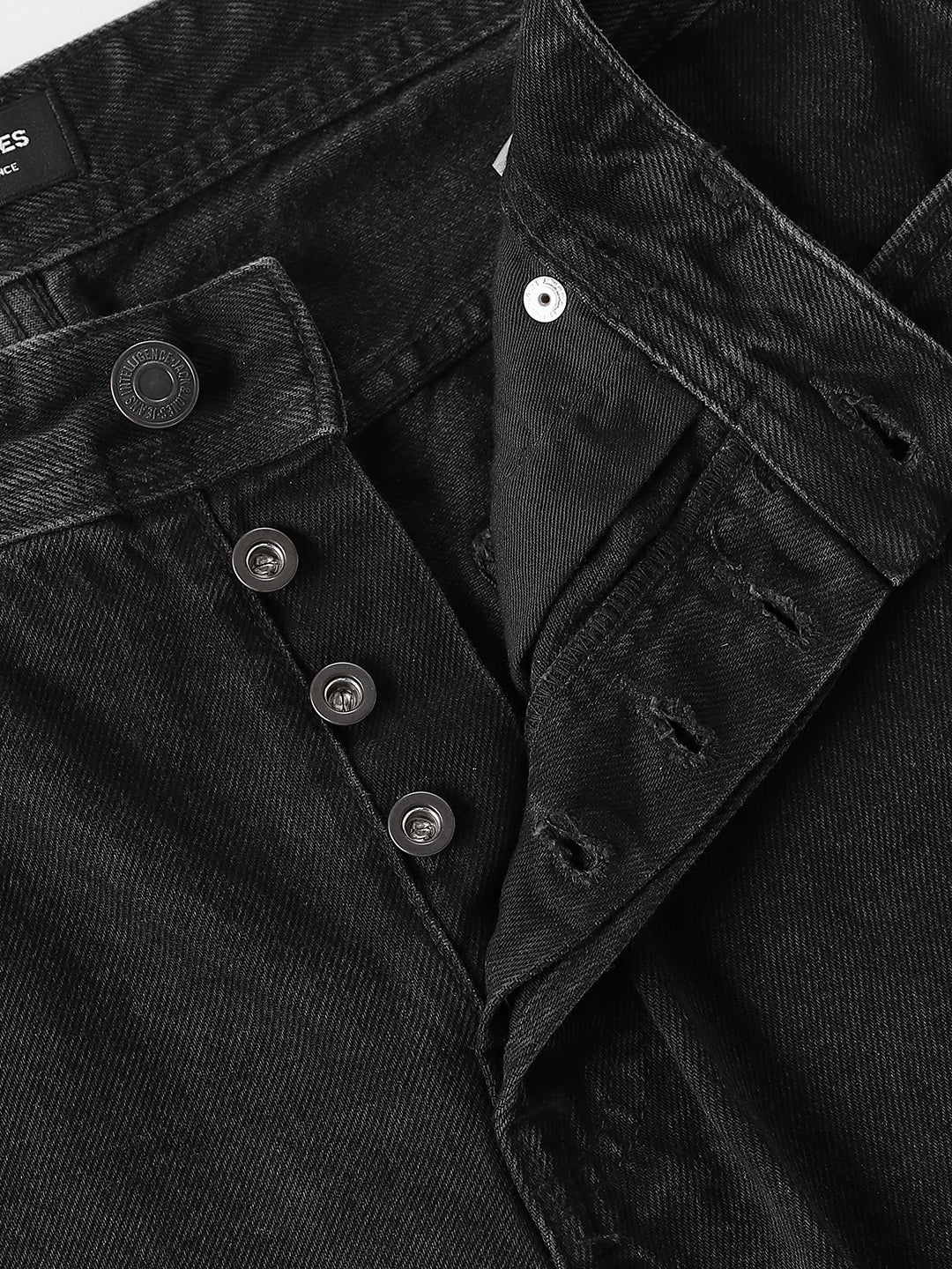 Men's Black Denim Loose Fit Jeans
