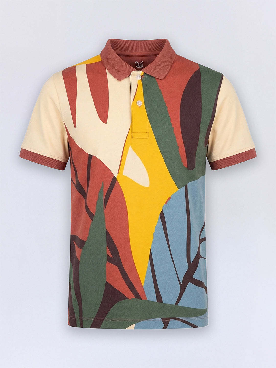 Boys Printed Cotton Polo