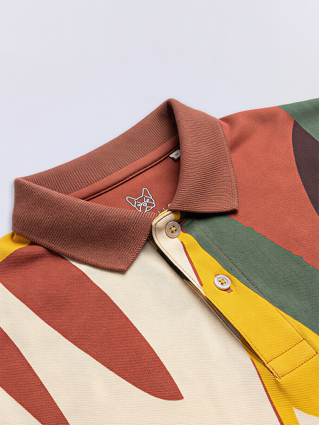 Boys Printed Cotton Polo