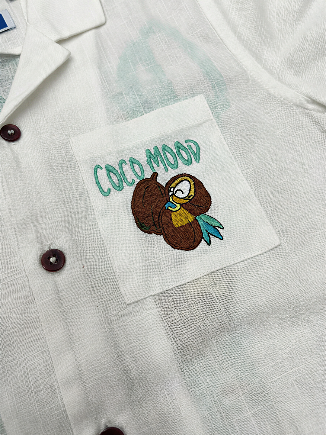 Boys Resort Collar Printed Shirt