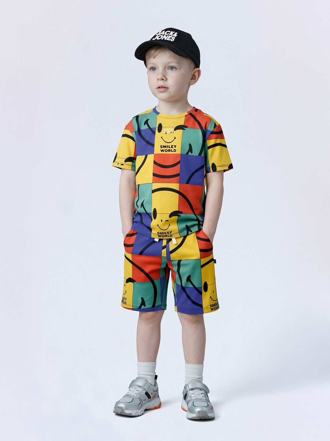 Boys Smiley World Printed T-Shirt