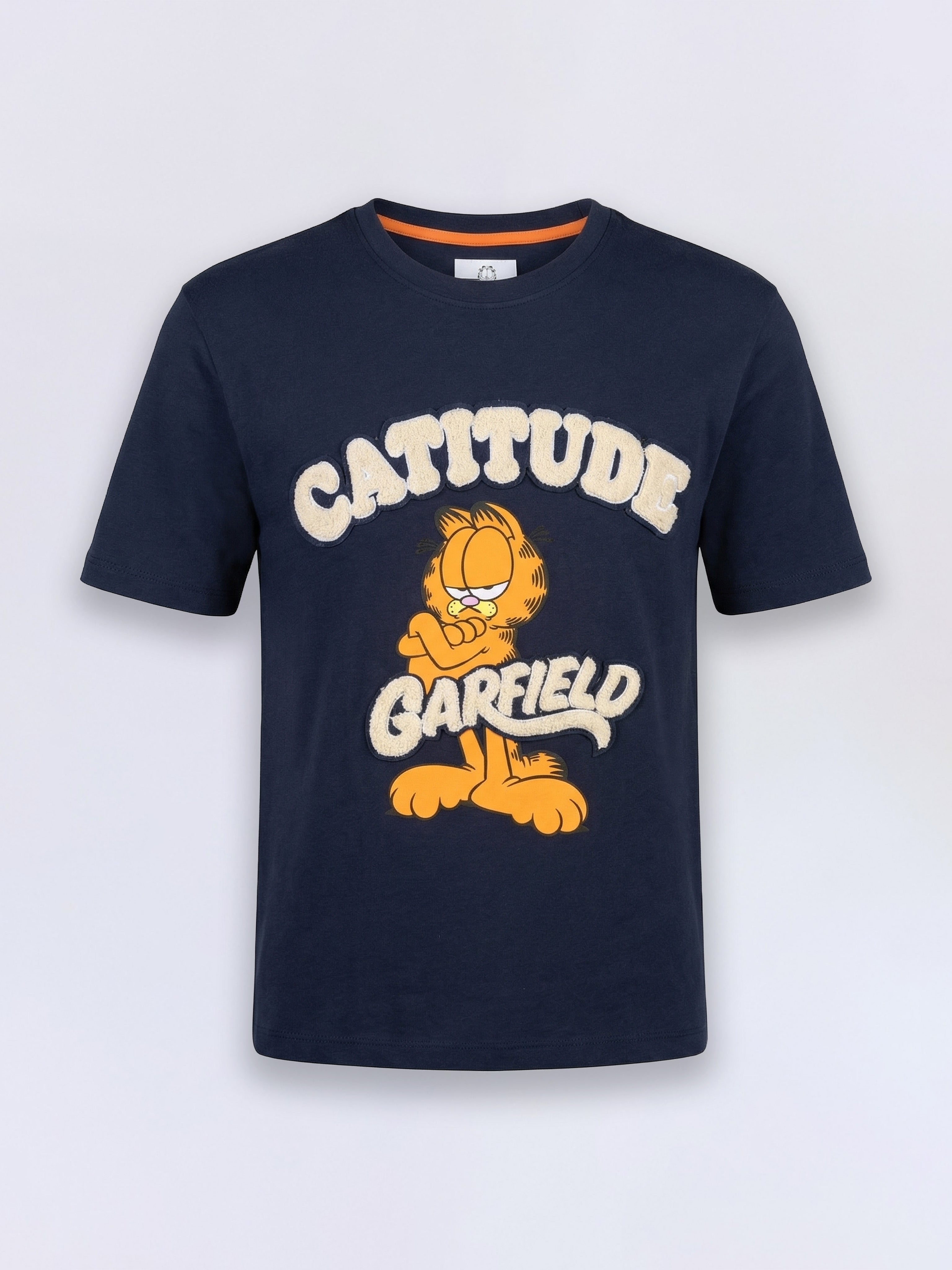 Boys Red Garfield Printed Oversized T-shirt