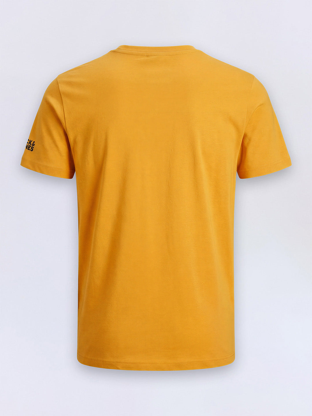 Boys Yellow Embellished Printed T-shirt