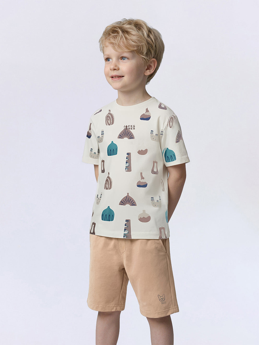 Boys Printed Oversized T-shirt - 3/4Y