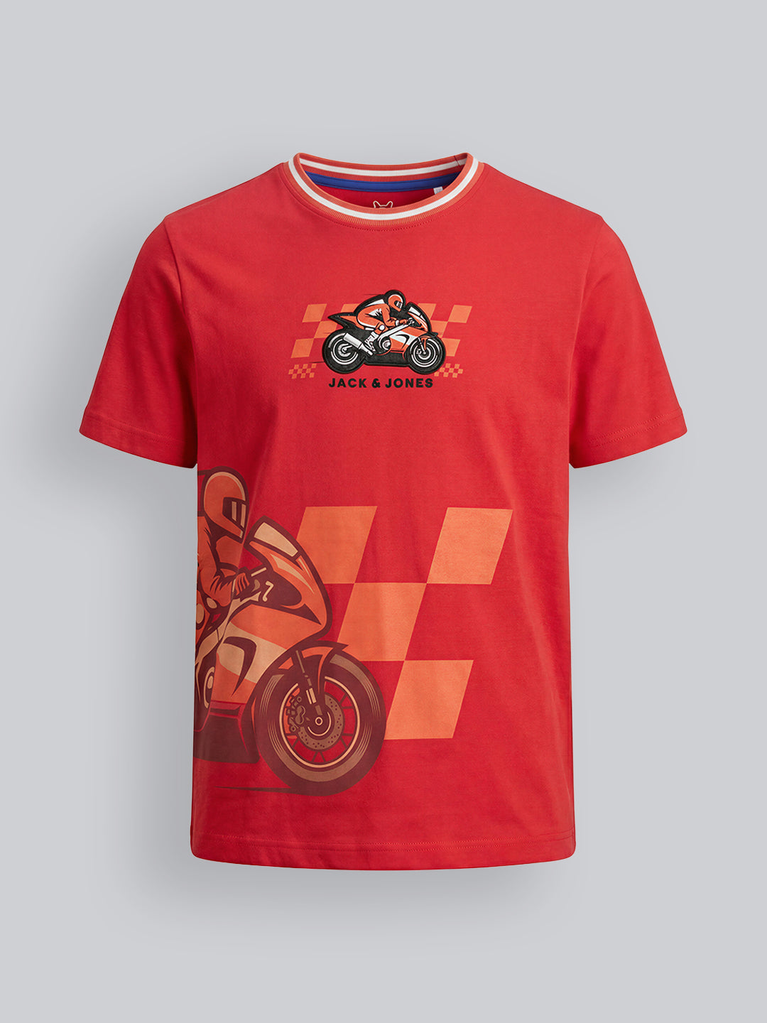 Boys Racing Graphic Print T-shirt