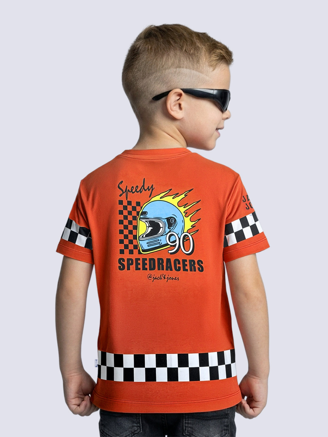 Boys Motorsport Inspired Oversized T-shirt