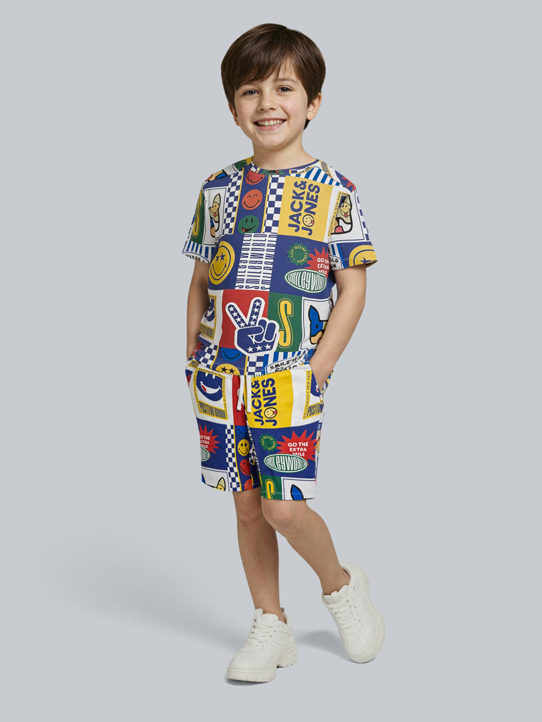 Boys Smiley World Oversized T-Shirt
