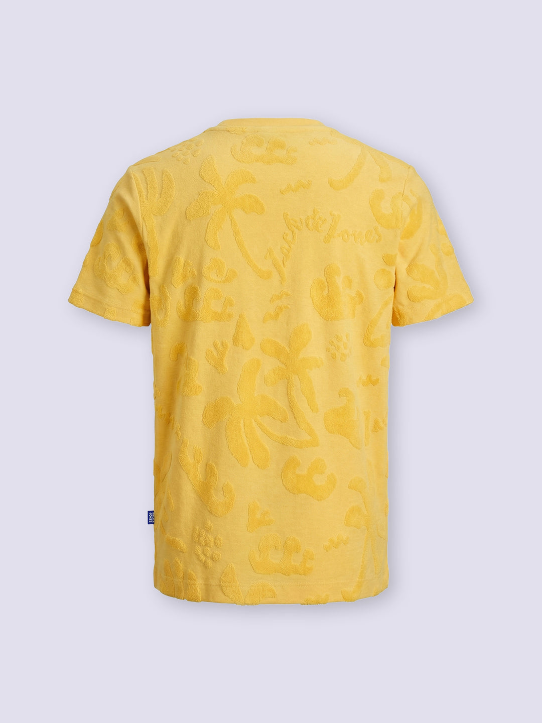 Boys Yellow Tropical Print T-shirt