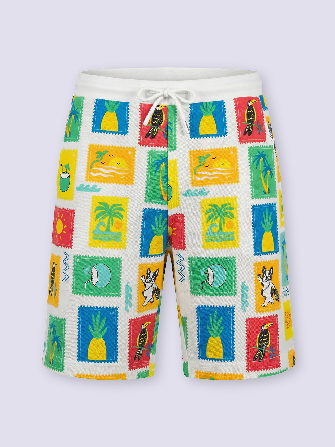 Boys Multi-Colour Printed Shorts