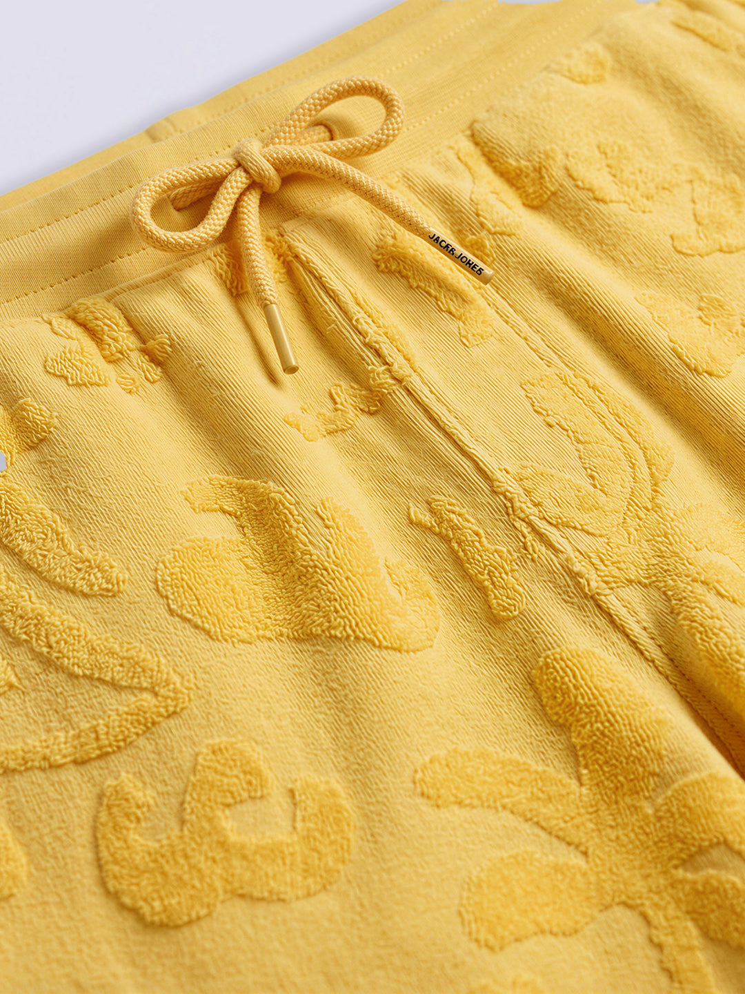 Boys Yellow Tropical Print Shorts