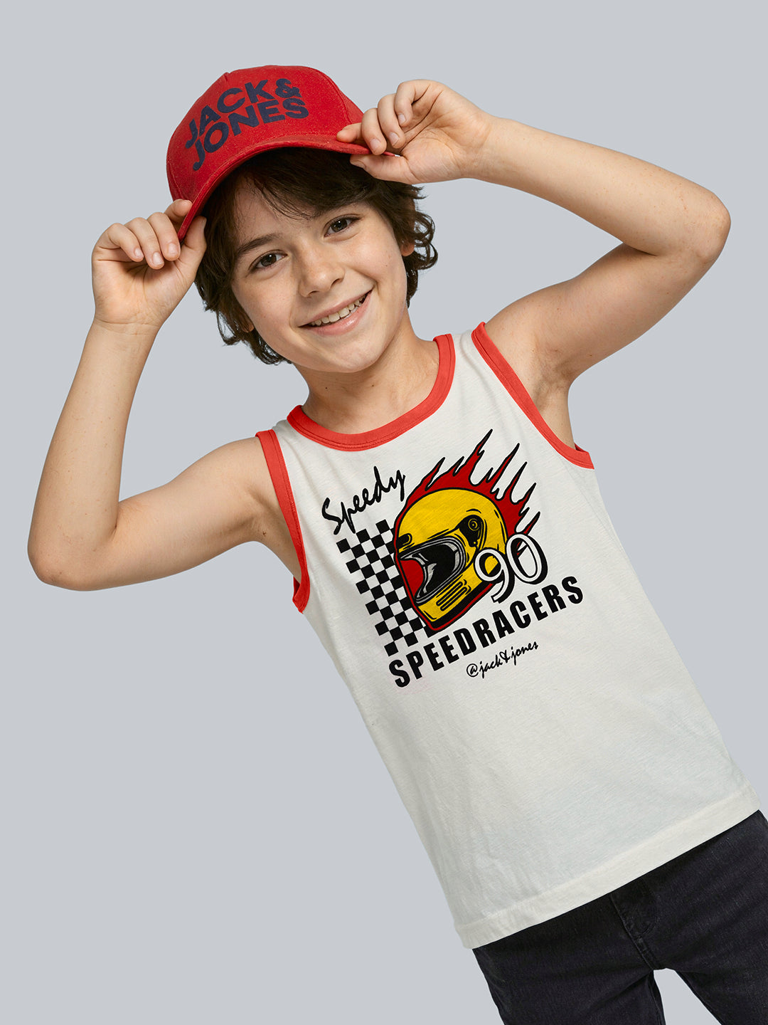 Boys Racing Graphic Tank Top