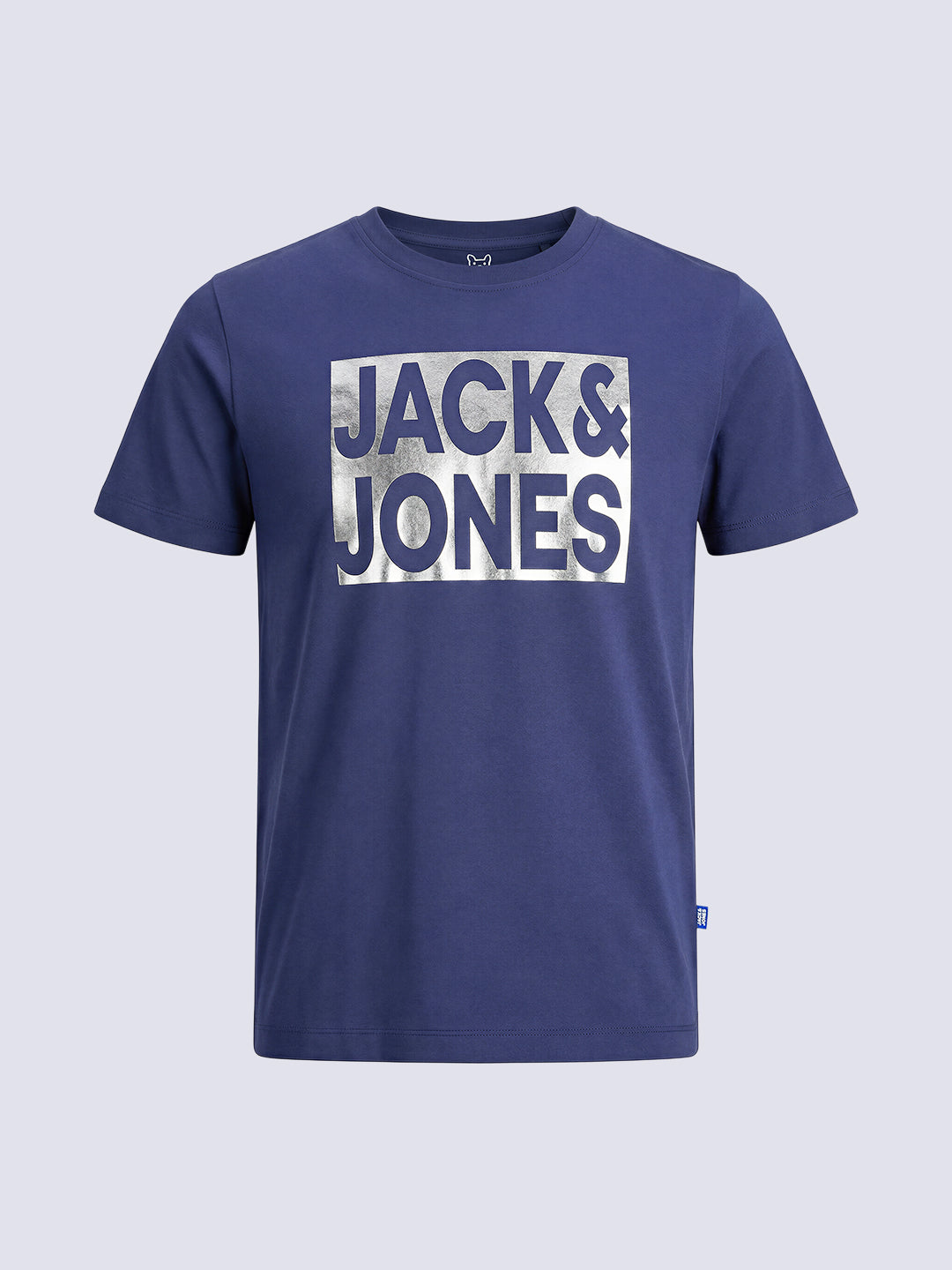 Boys Blue Logo Print T-shirt