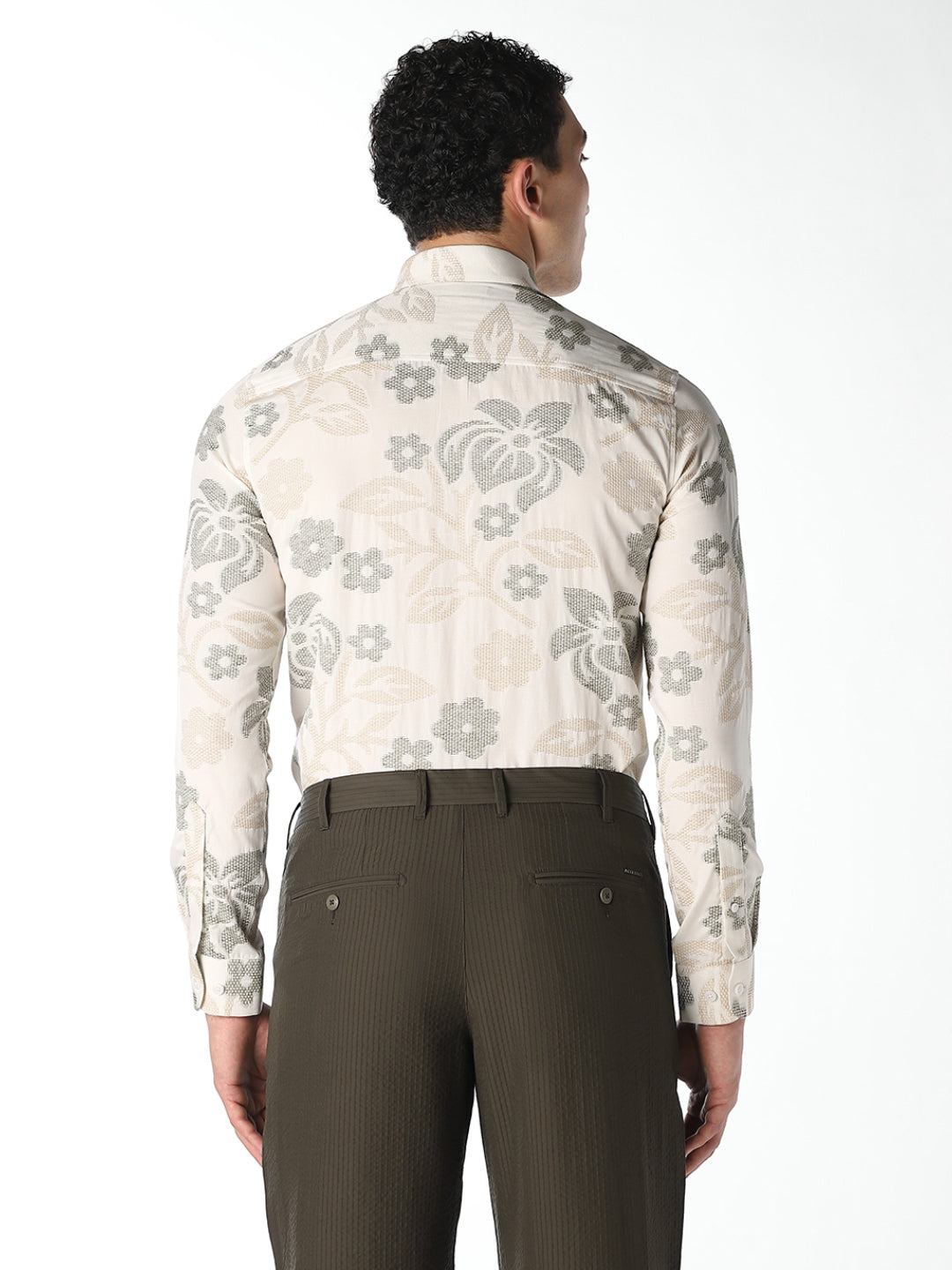 Floral Print Slim Fit Shirt