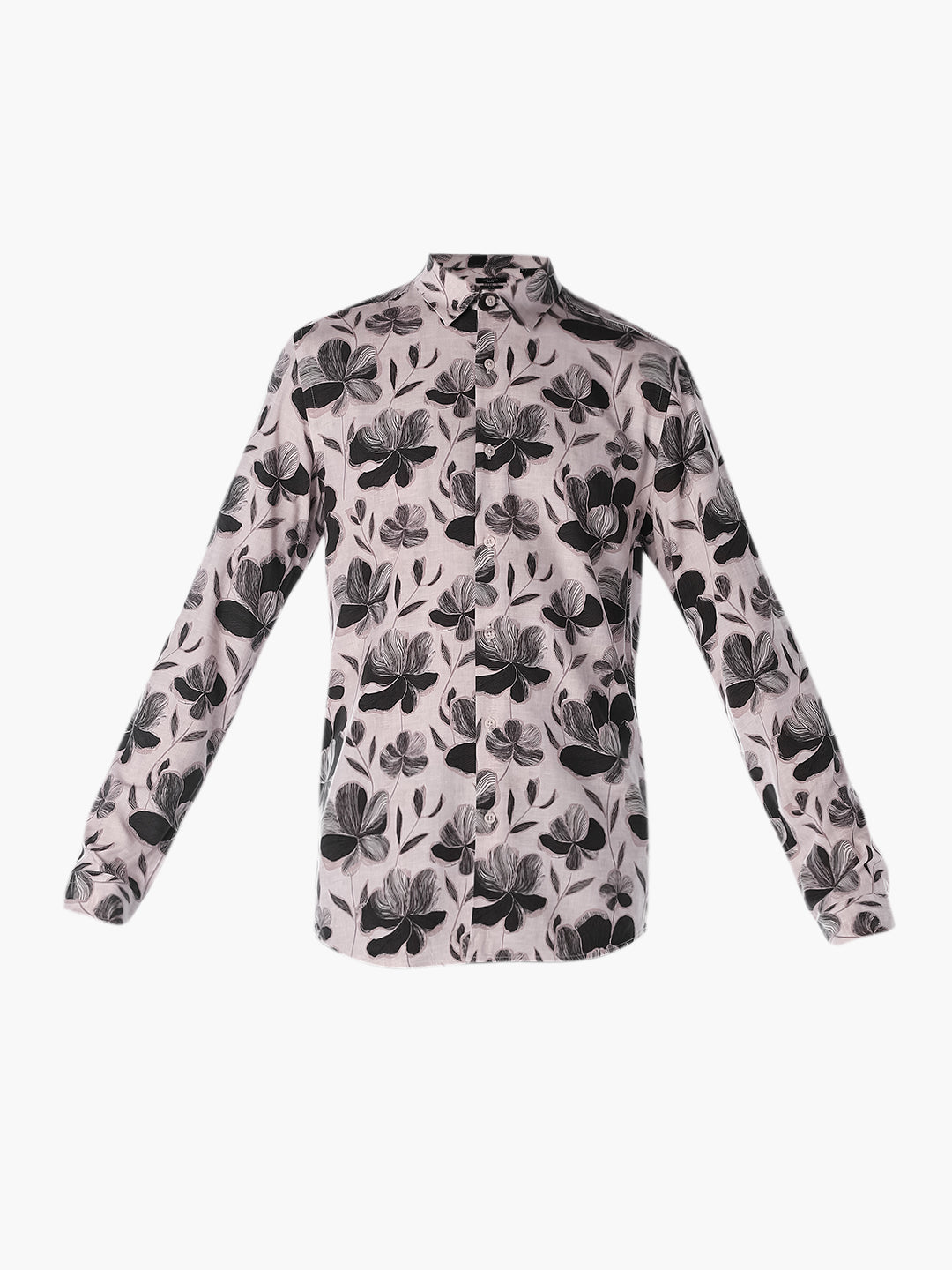 Floral Viscose Slim Fit Shirt