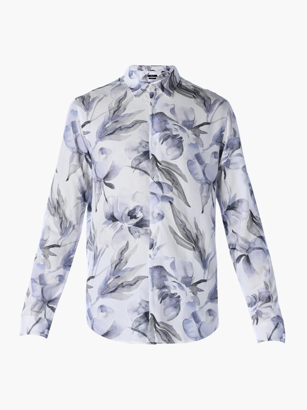 Viscose Printed Slim Fit Shirt