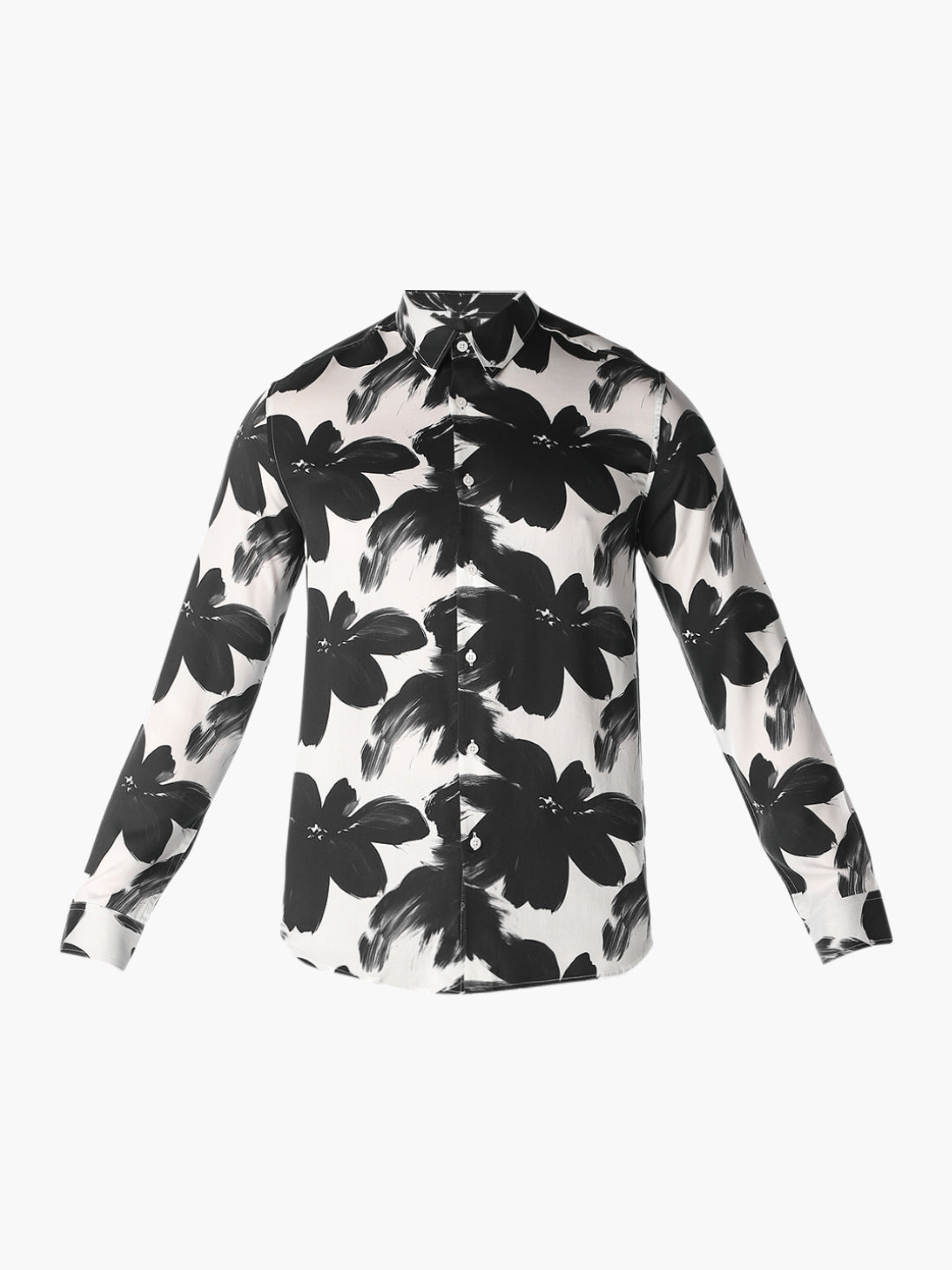 Slim Fit Cotton Floral Shirt