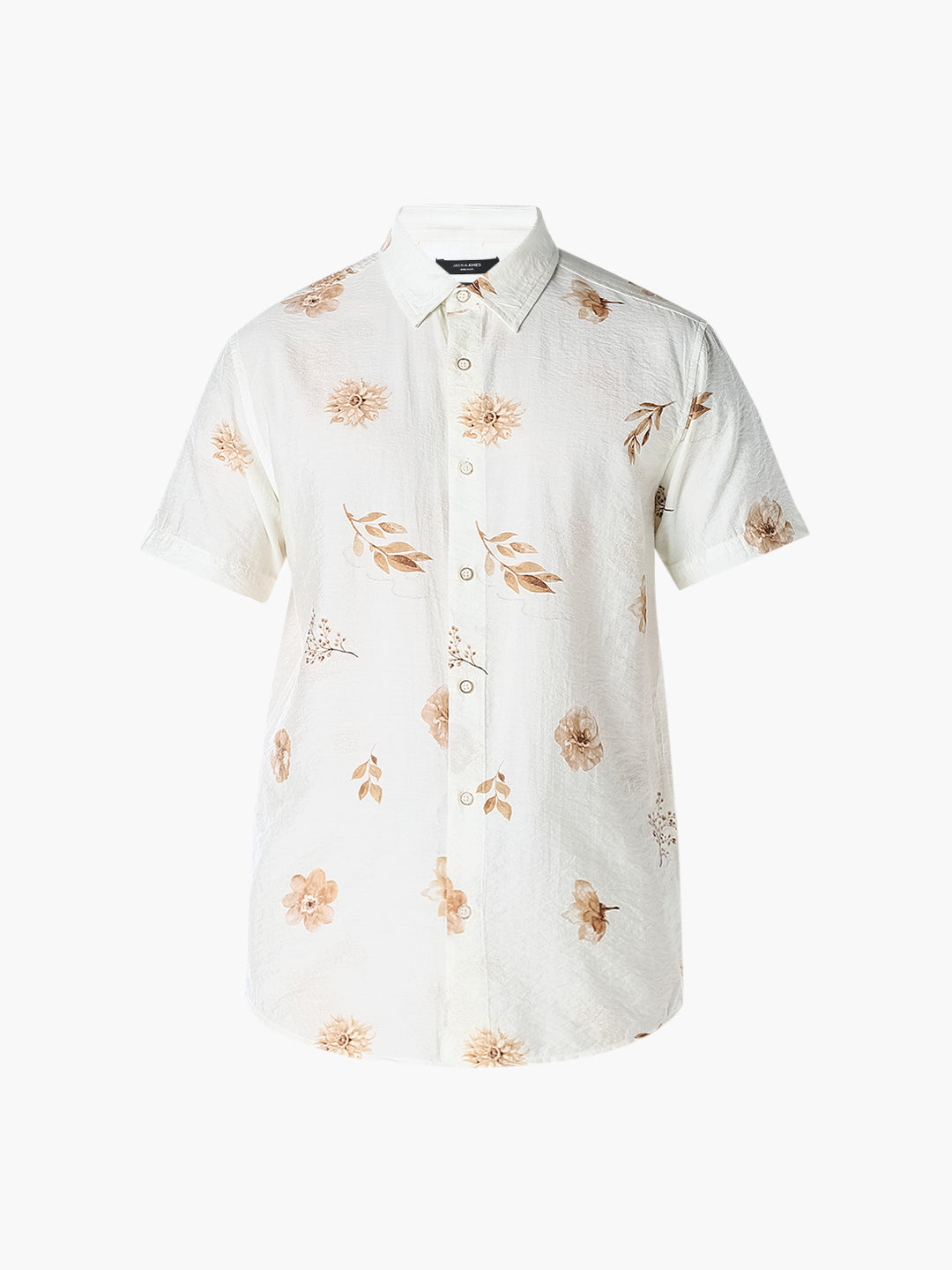 Off-White Floral Comfort Fit Shirt
