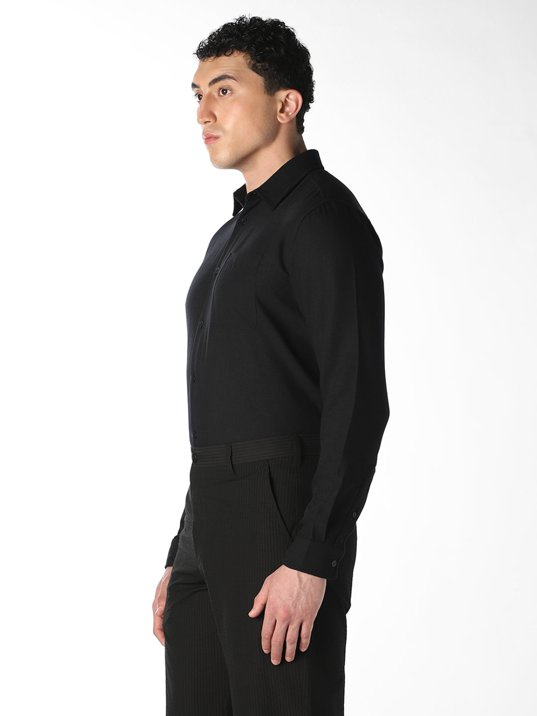 Black Regular Fit Shirt