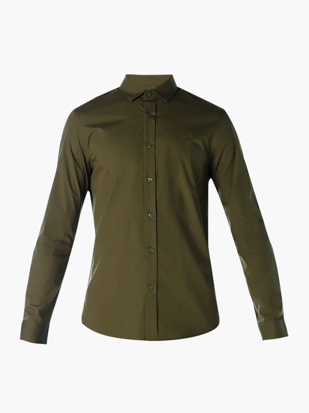 Cotton-Stretch Slim Fit Shirt