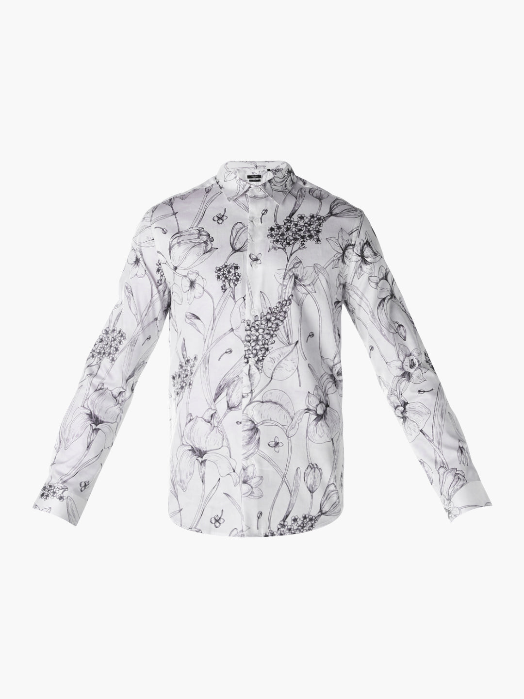 Cotton Printed Slim Fit Shirt