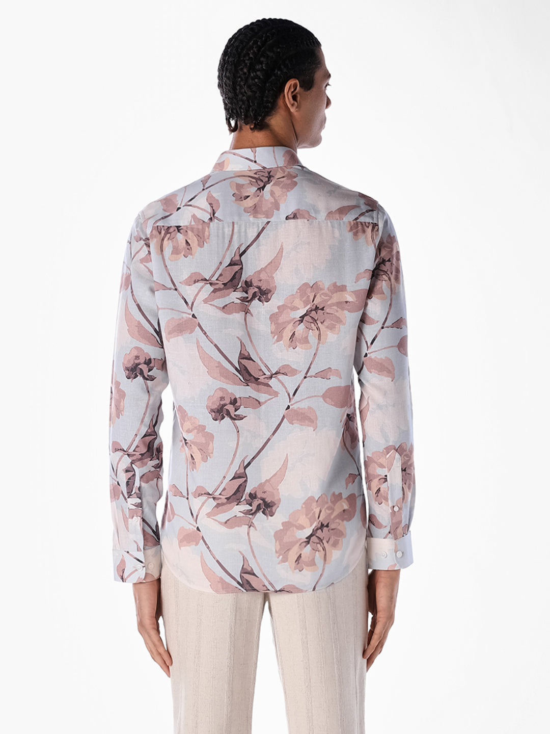 Floral Print Comfort Fit Shirt