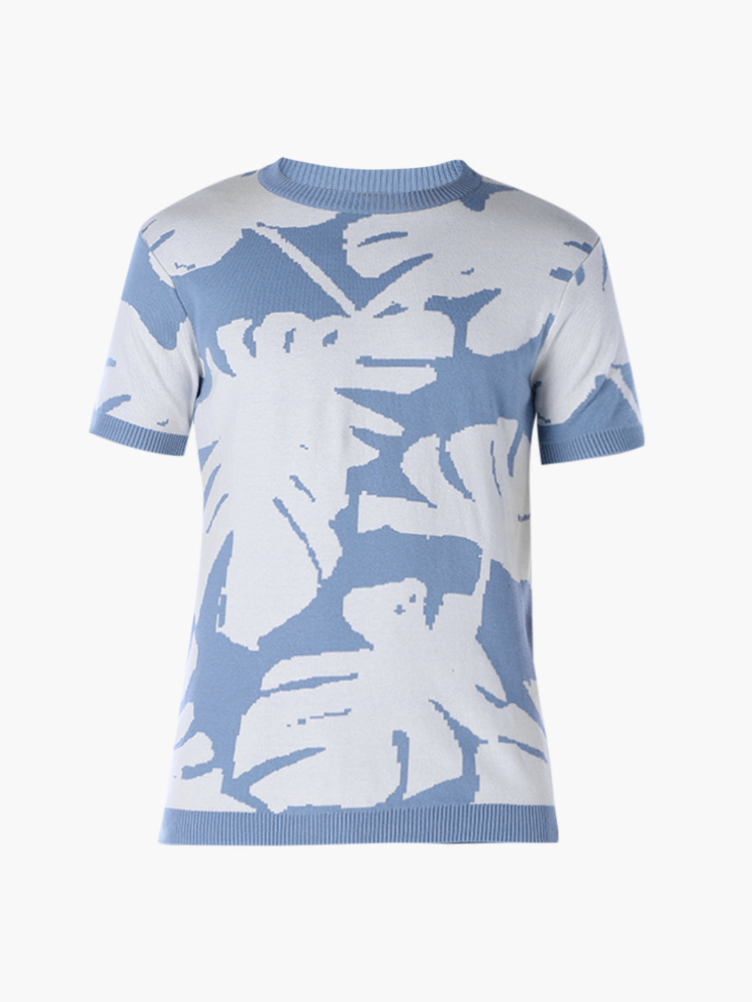 Jacquard Printed Cotton Pullover