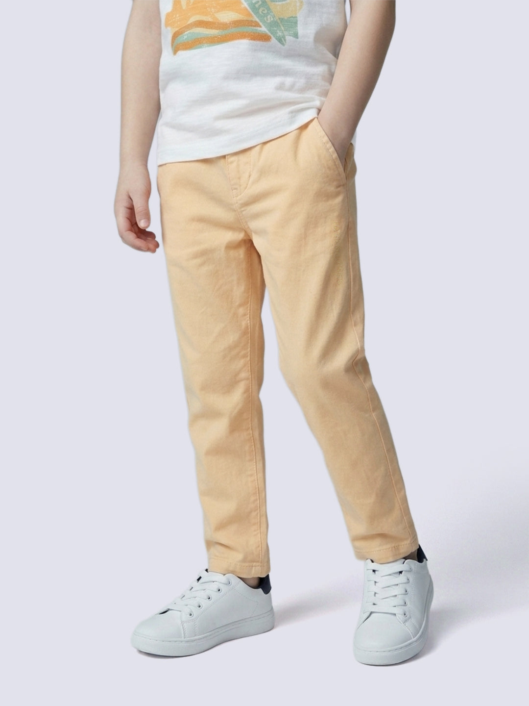 Boys Cotton Regular Fit Pants